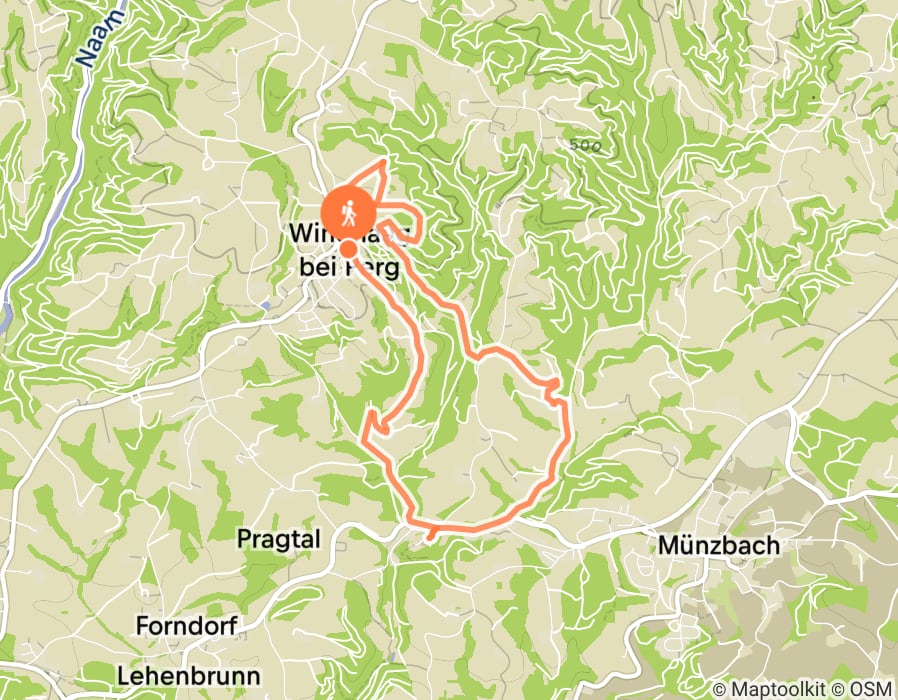 Karte der Tour
