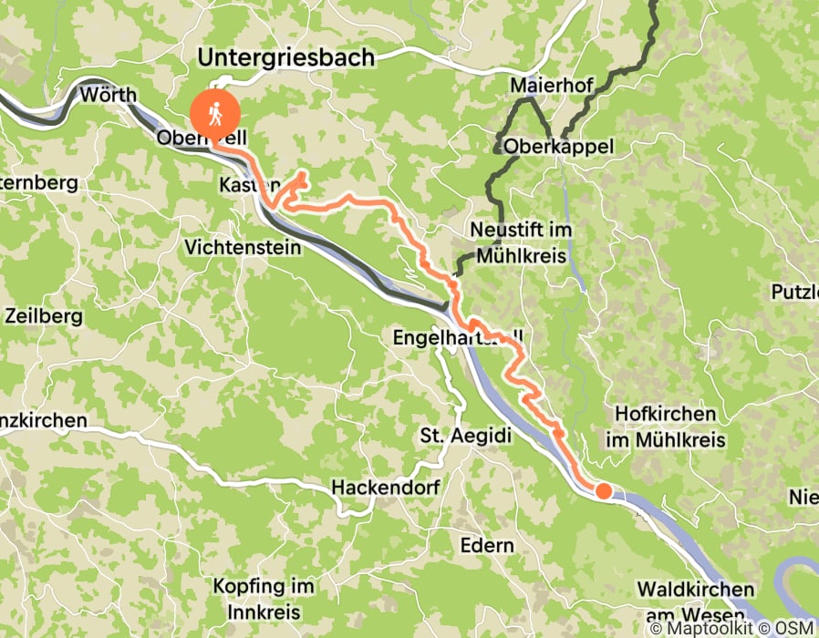 Karte der Tour
