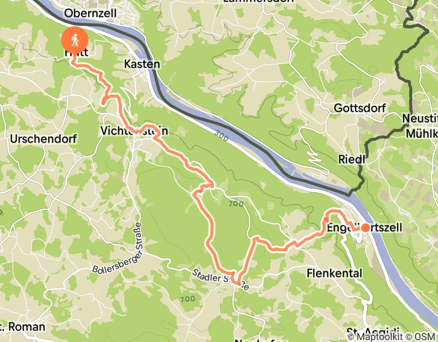 Karte der Tour