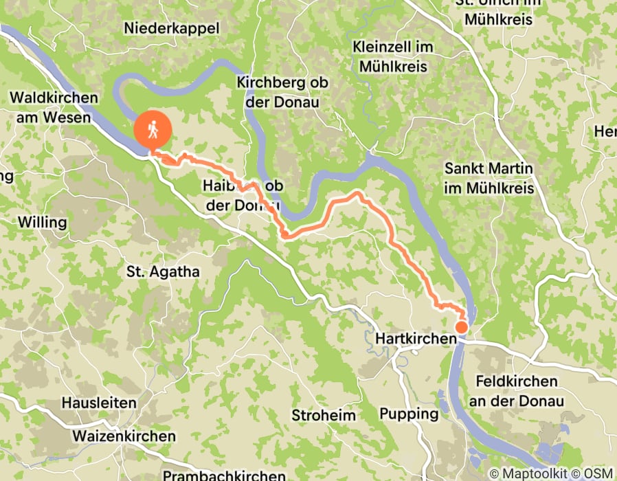 Karte der Tour