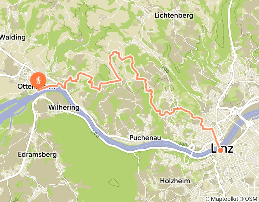 Karte der Tour