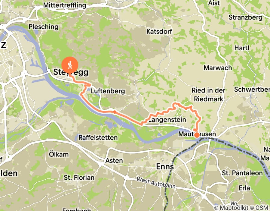 Karte der Tour