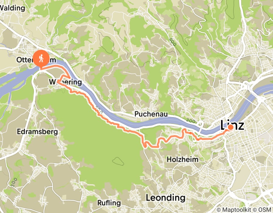 Karte der Tour