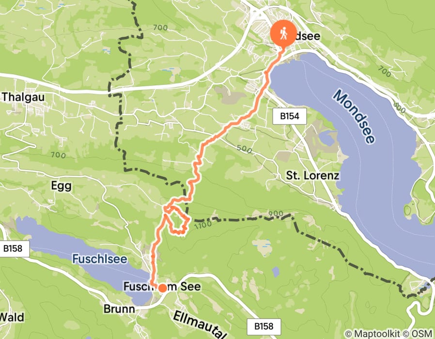 Karte der Tour