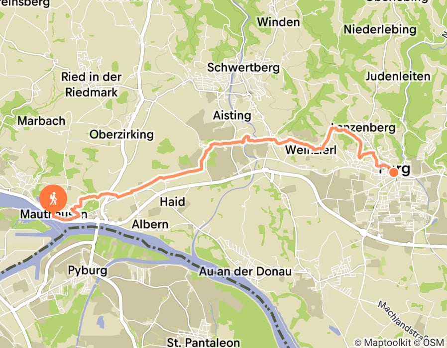 Karte der Tour