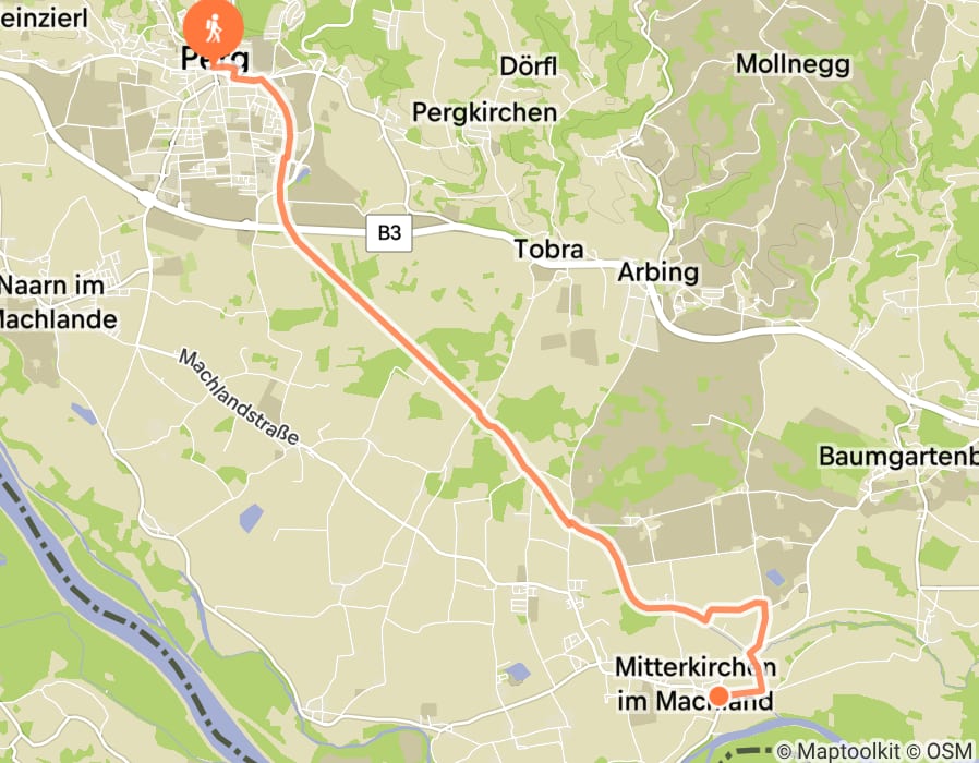 Karte der Tour