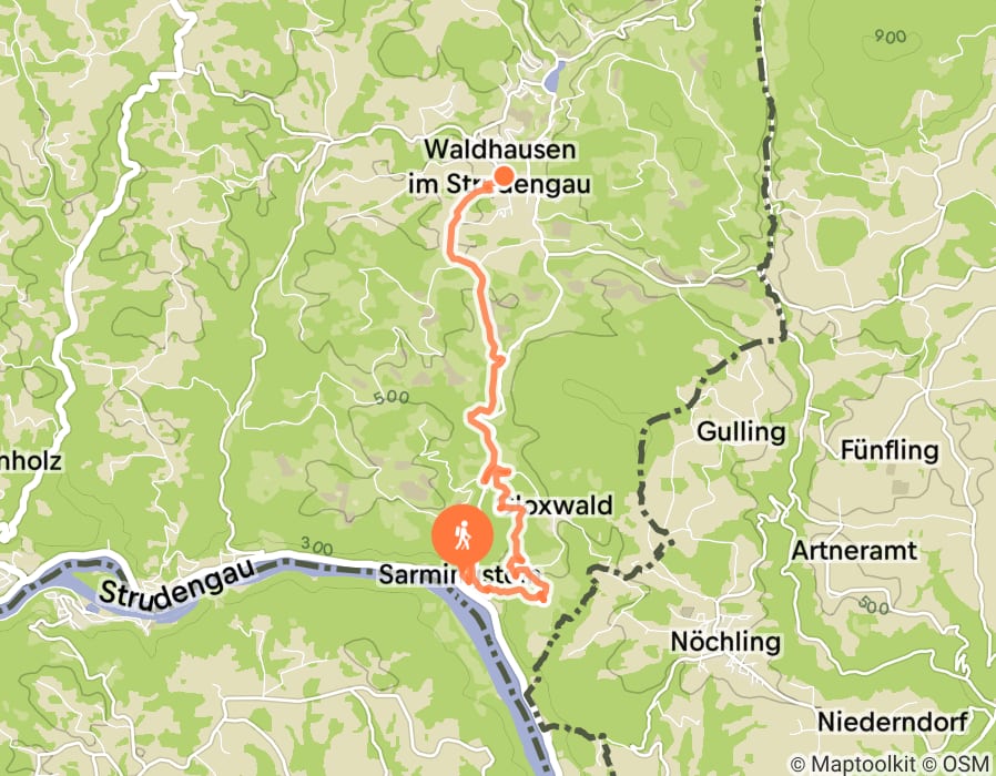 Karte der Tour