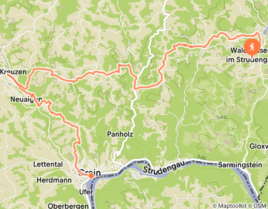 Karte der Tour