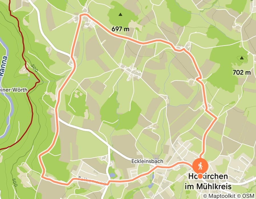 Karte der Tour