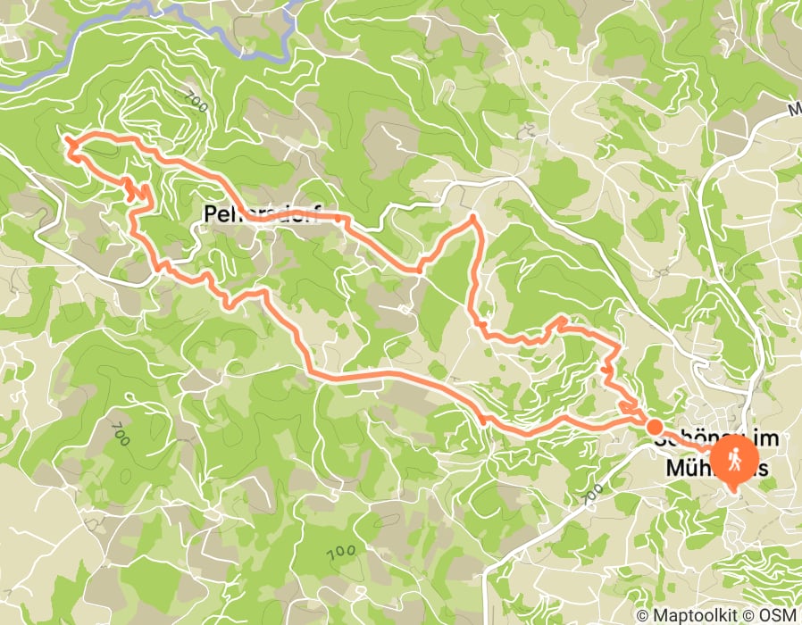 Karte der Tour
