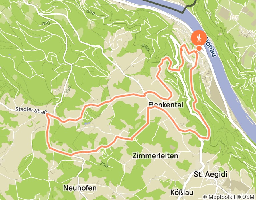 Karte der Tour