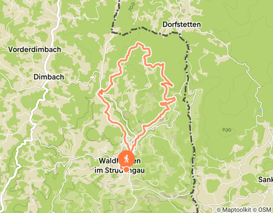 Karte der Tour