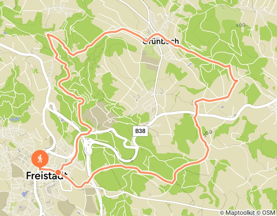 Karte der Tour