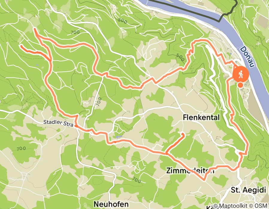Karte der Tour