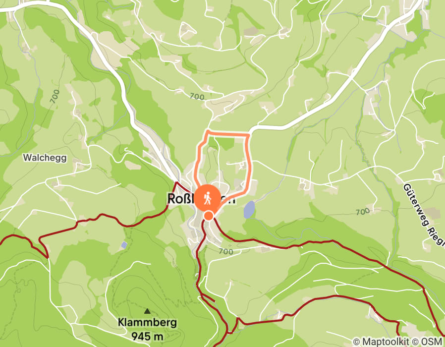 Karte der Tour