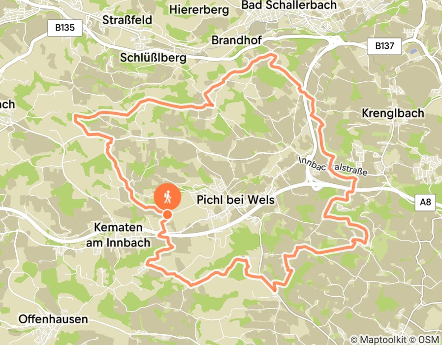 Karte der Tour