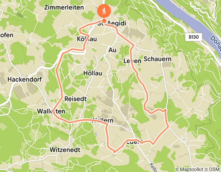 Karte der Tour