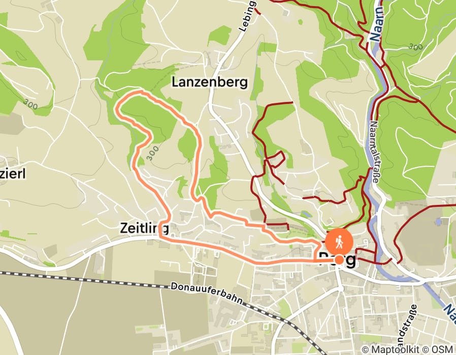 Karte der Tour