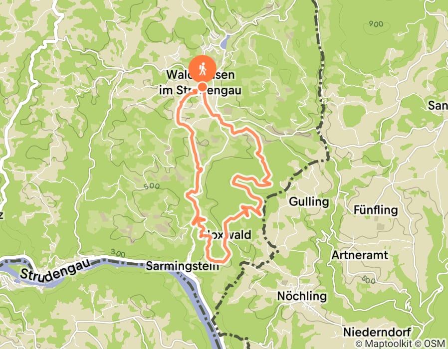Karte der Tour