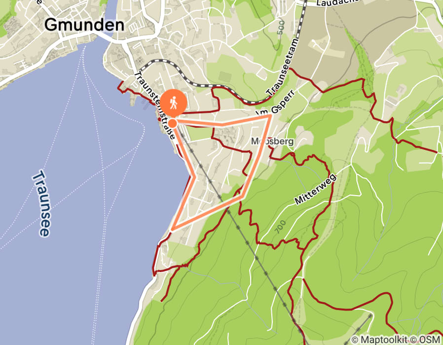 Karte der Tour
