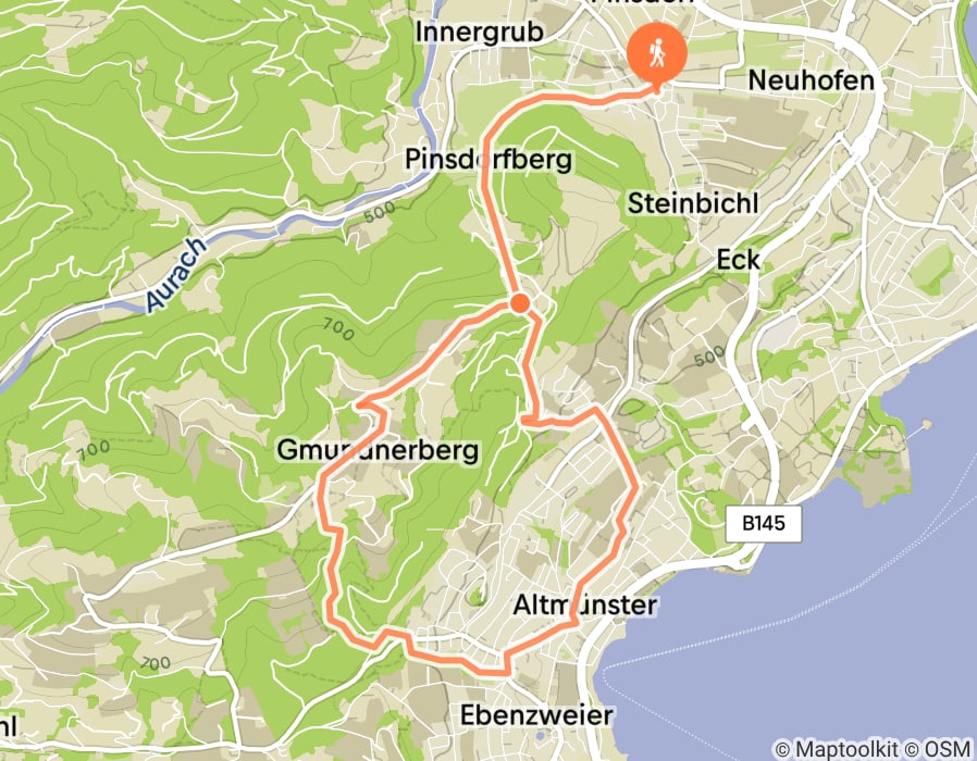 Karte der Tour