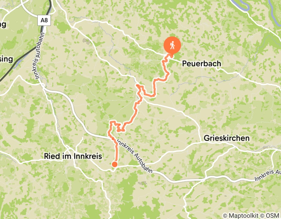 Karte der Tour