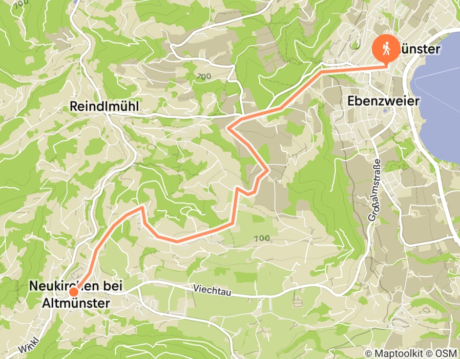 Karte der Tour