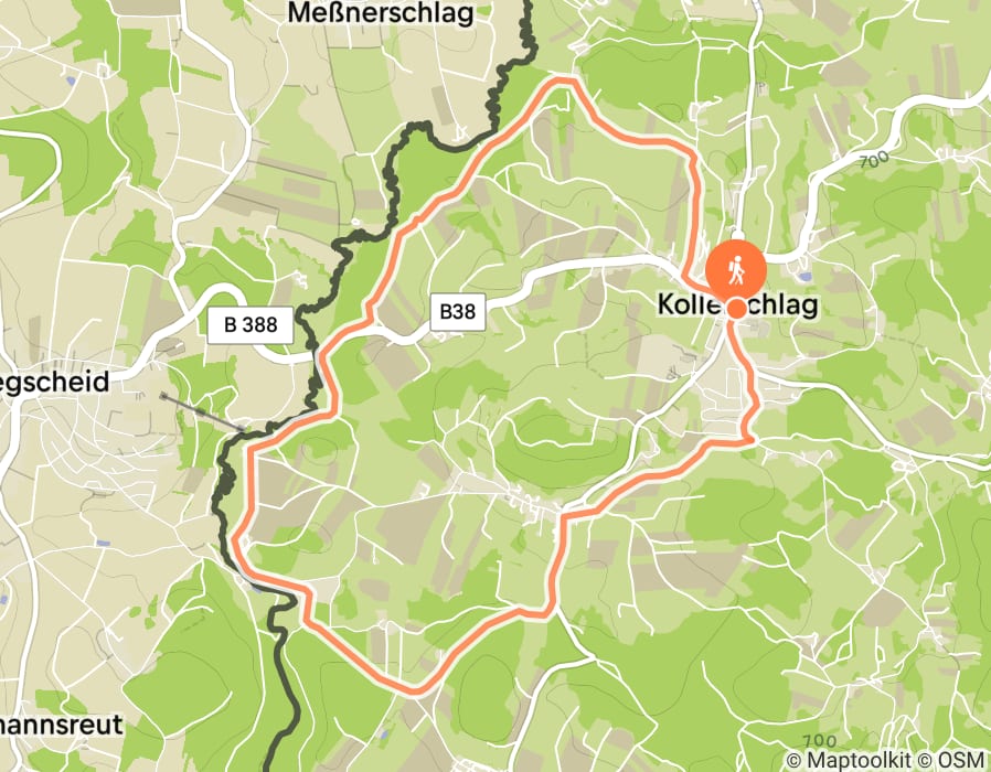 Karte der Tour