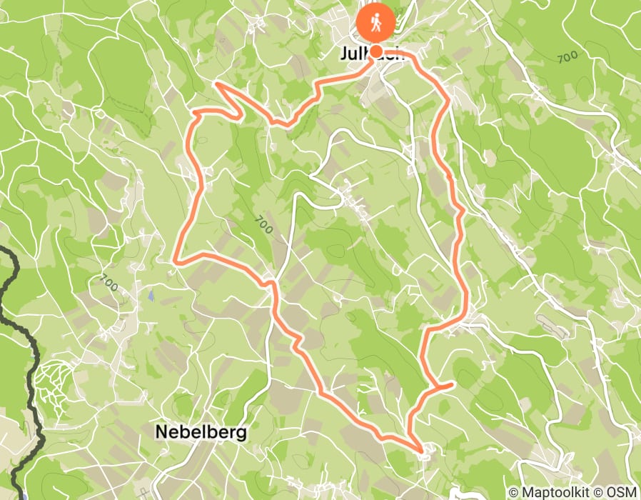 Karte der Tour