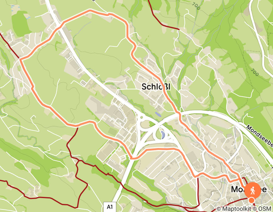 Karte der Tour