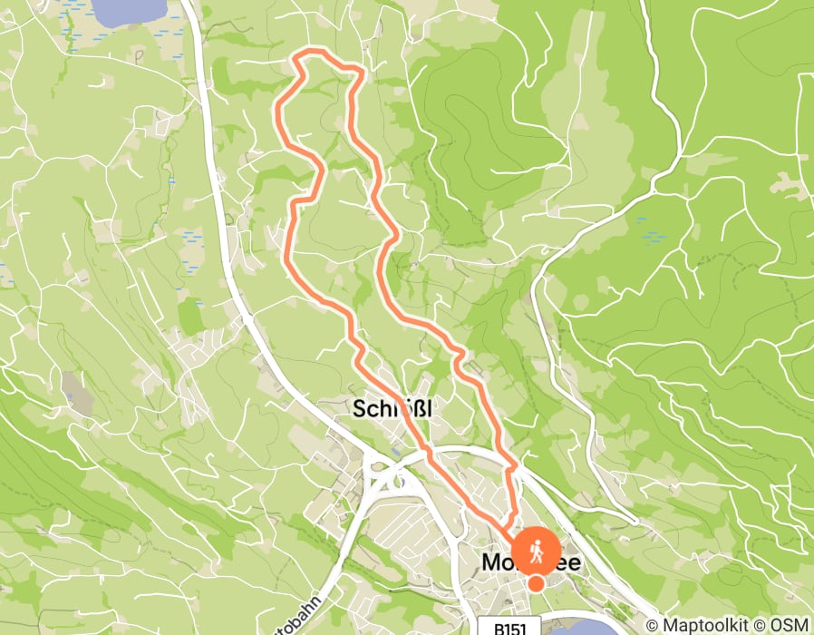 Karte der Tour