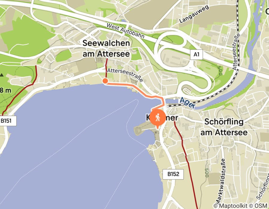 Karte der Tour