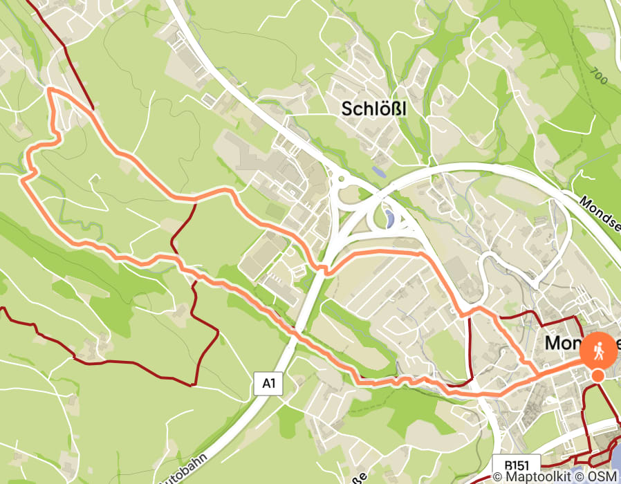 Karte der Tour