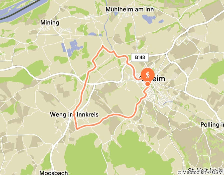 Karte der Tour