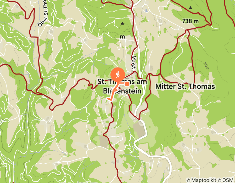 Karte der Tour