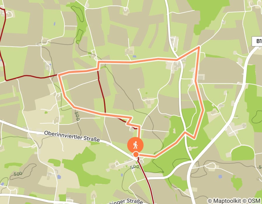 Karte der Tour