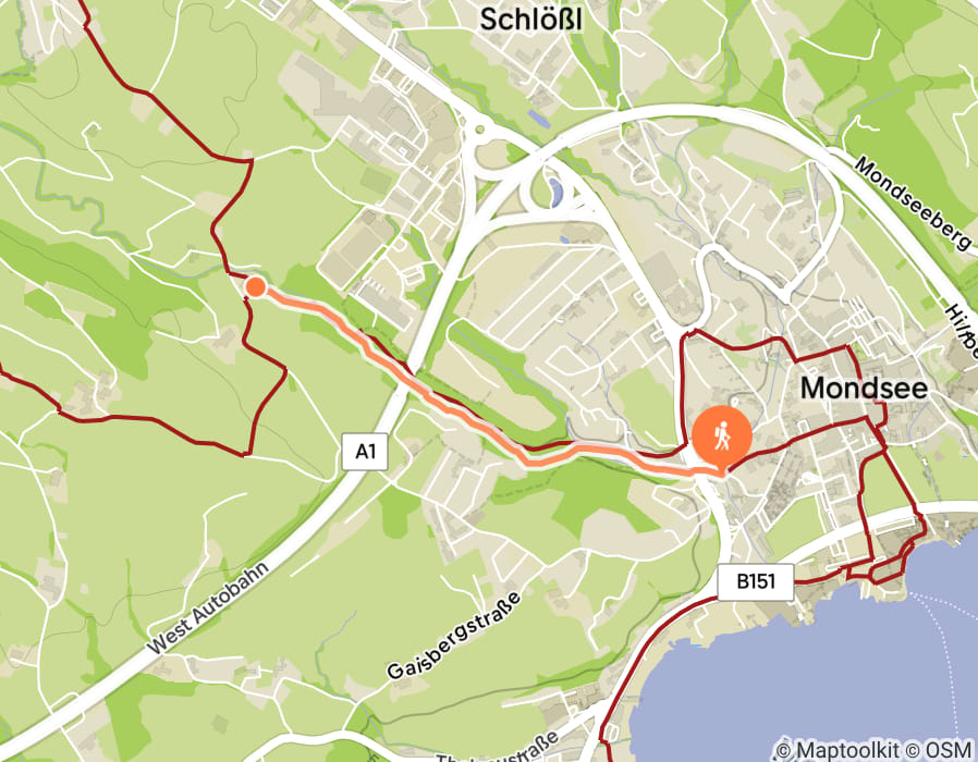 Karte der Tour