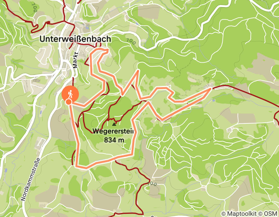 Karte der Tour