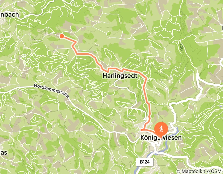 Karte der Tour