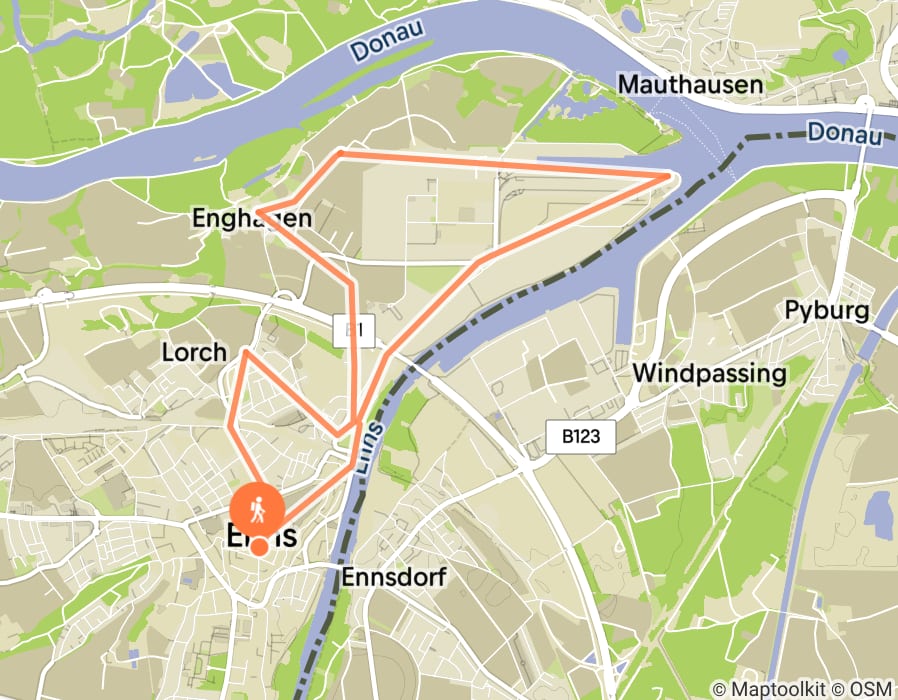 Karte der Tour
