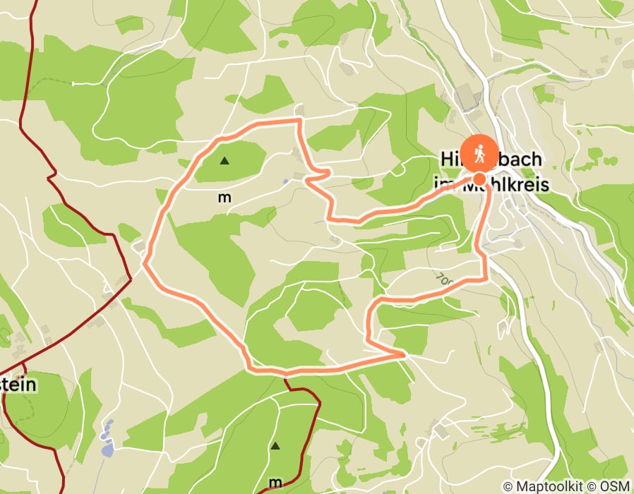 Karte der Tour