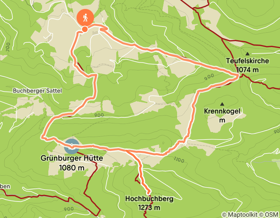 Karte der Tour