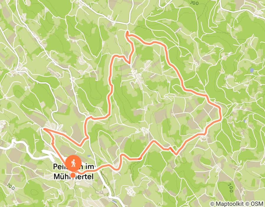 Karte der Tour