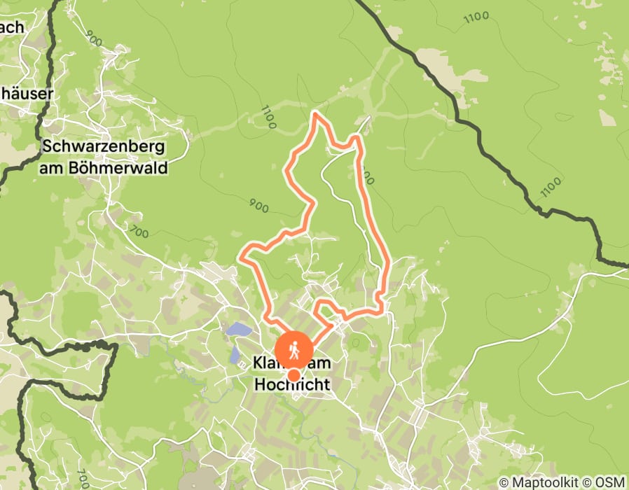 Karte der Tour