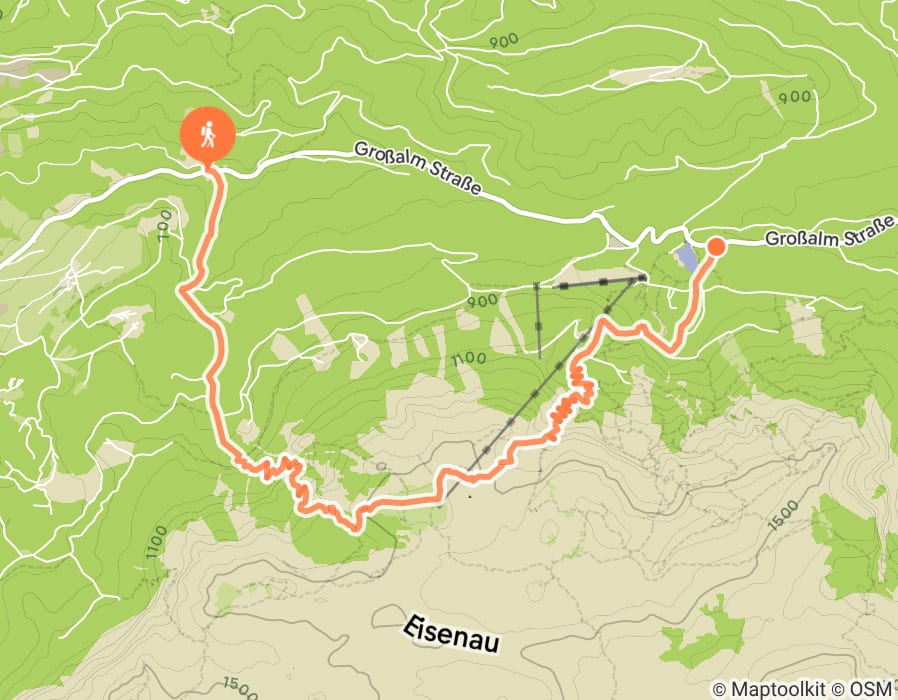 Karte der Tour