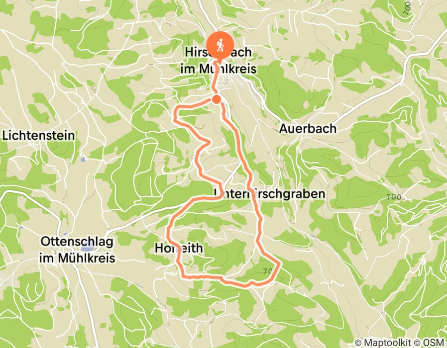 Karte der Tour