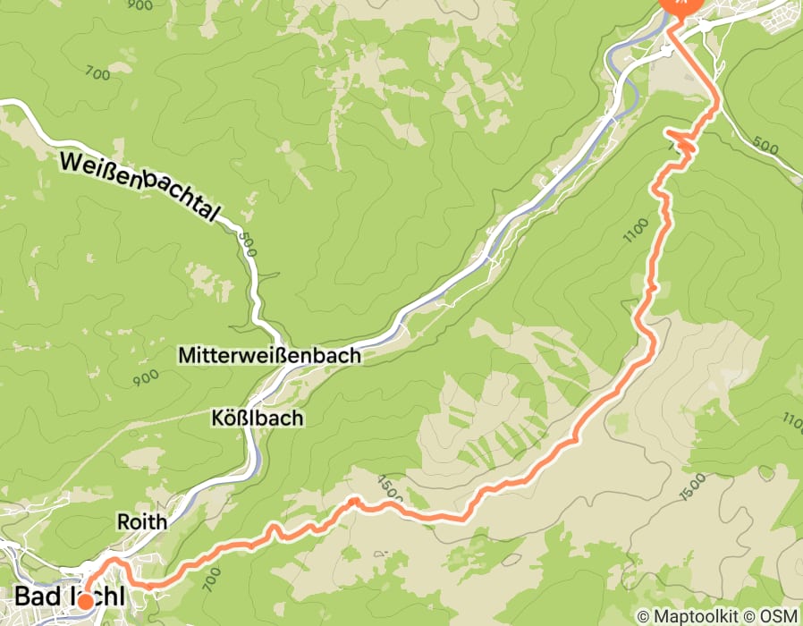 Karte der Tour