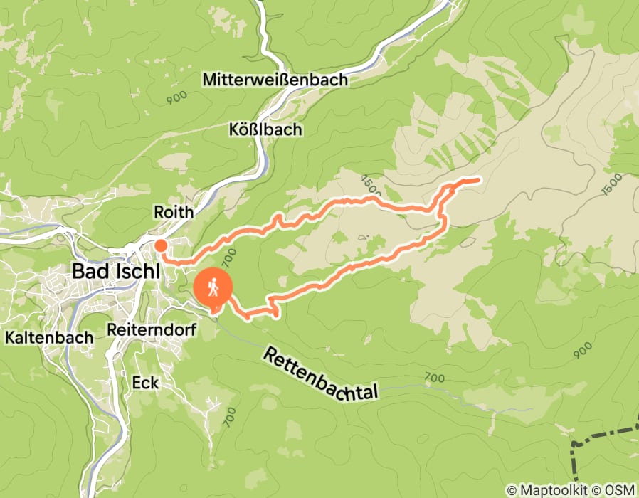 Karte der Tour
