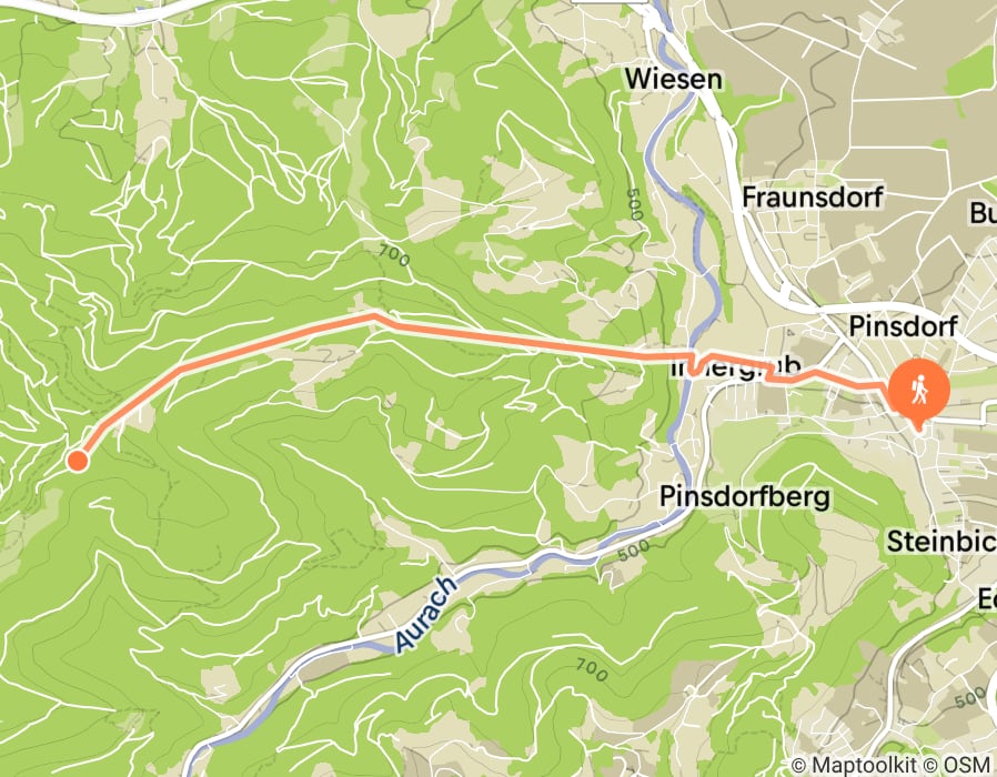 Karte der Tour