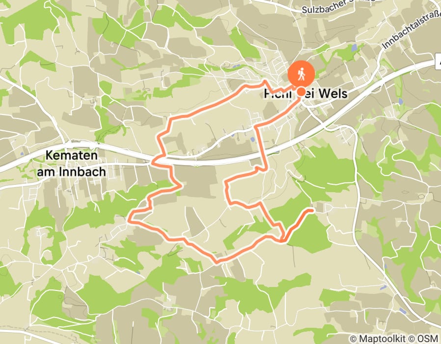 Karte der Tour